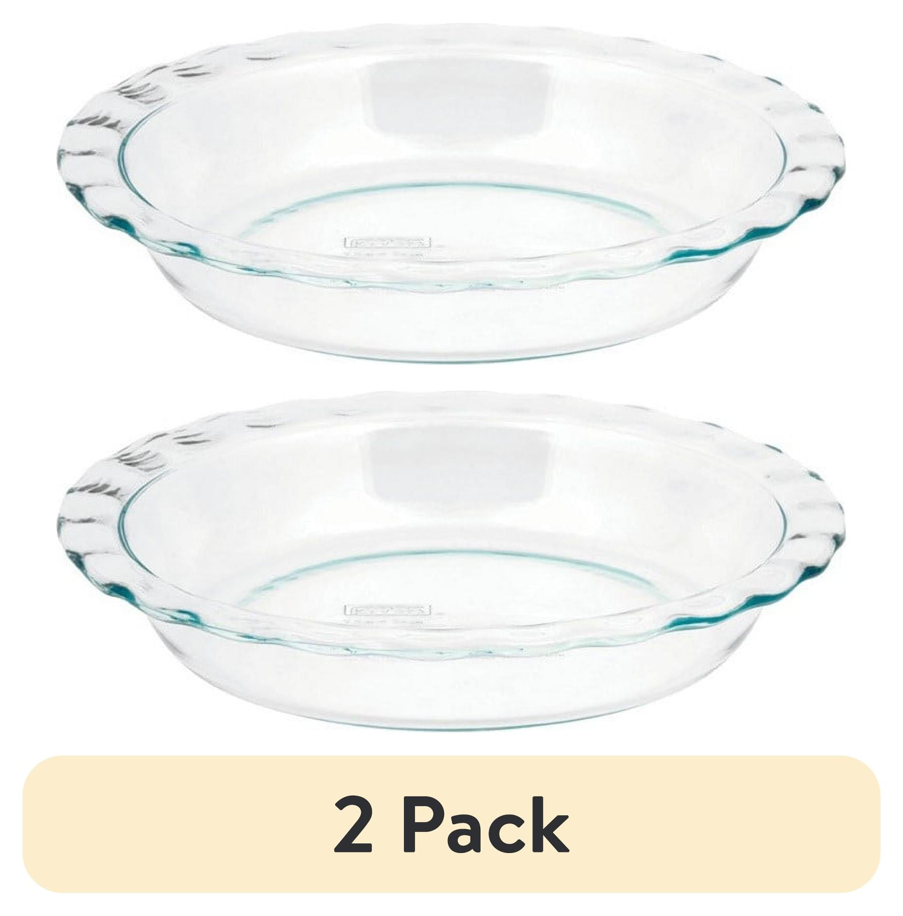 9 Inch Glass Pie Plate for Baking and Freezing, Pyrex